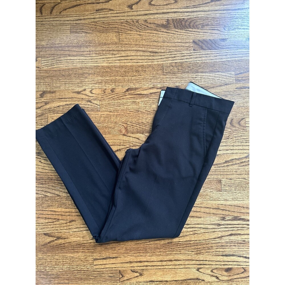 Boy's Chaps Black Dress Suit Pants Flat Front - Size 14 Reg